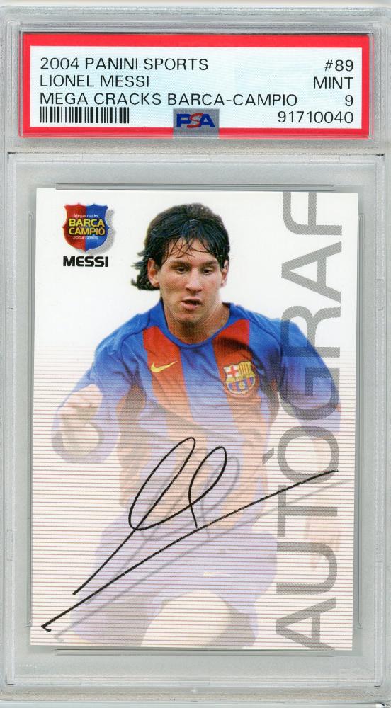 ミントモール / MINT 三宮店 / 2004 Panini Megacracks Barca Campeon Lionel Messi RC  PSA9