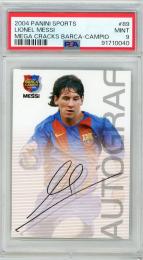 2004 Panini Megacracks Barca Campeon	Lionel Messi	RC	PSA9