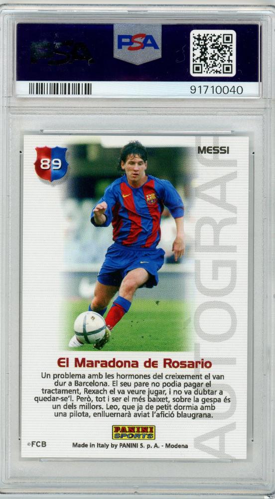 ミントモール / MINT 三宮店 / 2004 Panini Megacracks Barca Campeon Lionel Messi RC  PSA9