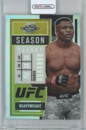 2021 Panini Chronicles UFC Francis Ngannou Contenders Optic Season Ticket Silver #262