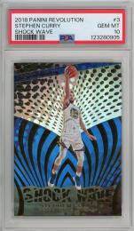 2018-19 Panini Revolution Stephen Curry Shock Wave #3【PSA 10 GEM MT】