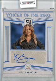 2023 Panini Chronicles Donruss WWE Kayla Braxton Voices Of The Ring/Autograph SmackDown