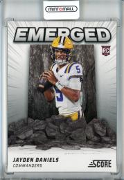 2024 Panini Score Football Jayden Daniels RC/Emerged Washington Commanders