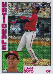 2019 Topps '84 Topps Silver Pack Chrome Washington Nationals Juan Soto #T8426