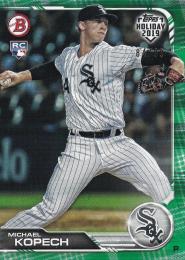 2019 Topps Bowman Holiday Chicago White Sox Michael Kopech #THMK Green Festiveパラレル版 84/99
