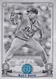 2019 Topps Gypsy Queen Detroit Tigers Matt Boyd Base Black and Whiteパラレル版 20/50