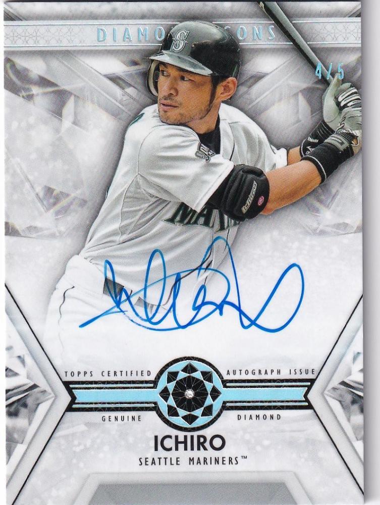 ミントモール / MINT 浦和店 / 2019 Topps Diamond Icons Seattle Mariners Ichiro Diamond  Autograph Relics 4/5