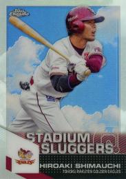 2021 TOPPS Chrome NPBプロ野球 #SL12 島内宏明(楽天) Stadium Sluggers インサートカード