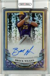 2024 Topps Bowman Stering Brock Wilken Autographs Milwaukee Brewers