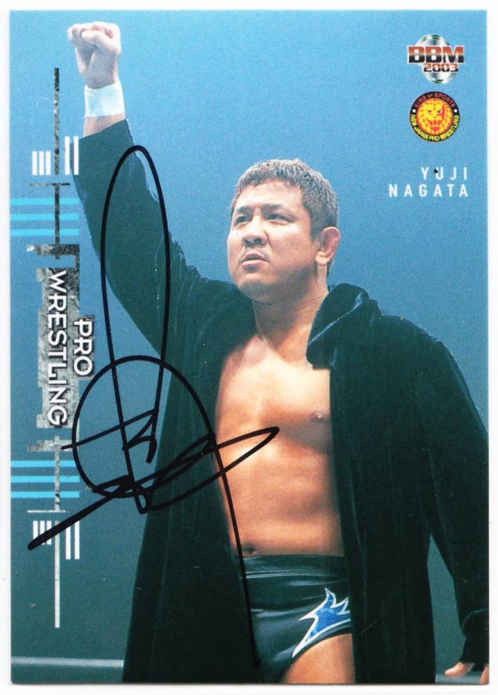 PSA7】長州力 2003 サインカード BBM
