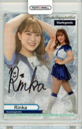 2022 BBM チアリーダー舞 bluelegends Rinka 直筆サインカード 90枚限定 /54