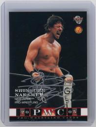2005 BBM プロレス 中邑真輔 直筆サインカード 50枚限定 /44