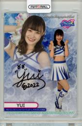 2022 BBM チアリーダー舞 チアドラゴンズ2022 YUI 直筆サインカード 90枚限定 /49