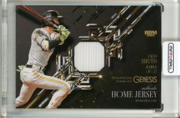 2025 BBM GENESIS 周東佑京 メモラビリアカード 通常版【065/350】 福岡ソフトバンクホークス