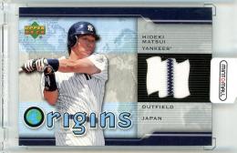 2005 Upper Deck Origins	Hideki Matsui	Relic