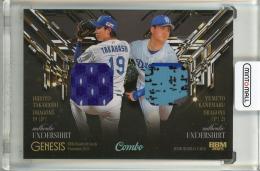 2025 BBM GENESIS 高橋宏斗　金丸夢斗 コンボ　金箔サインカードメモラビリアカード【59/60】 中日ドラゴンズ