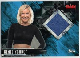 2018 TOPPS WWE	Blue Parallel Jersey	Renee Young	【24/50】