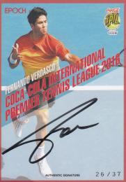 2016 EPOCH  COCA-COLA INTERNATIONAL PREMIER TENNIS LEAGUE  Fernando Verdasco REGULAR PARALLEL SIGNATURES 26/37