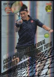 2016 EPOCH  COCA-COLA INTERNATIONAL PREMIER TENNIS LEAGUE  Kei Nishikori HOLOSPECTA,BLACK/SILVER 24/25
