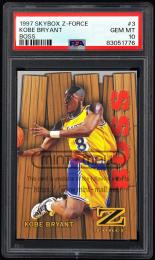 1997-98 Z-Force #3 Kobe Bryant Boss【PSA GEM MT 10】 Los Angeles Lakers (MSV#1485)