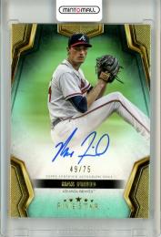 2024 Topps Five Star Max Fried #FSA-MF Autographs Aqua【49/75】 Braves