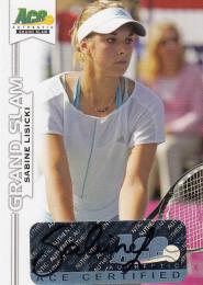 2013 Ace Authentic Grand Slam Tennis  Sabine Lisicki Autograph