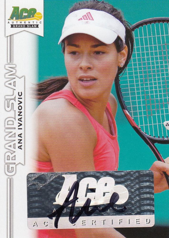 アナ・イバノビッチ 直筆サイン入りフォト 証明書テニス Ana Ivanovic ミントモール / MINT 池袋店 / 2013 Ace Authentic Grand Slam