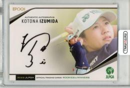 2022 JLPGA ROOKI&WINNERS 泉田琴菜 直筆サイン【034/157】