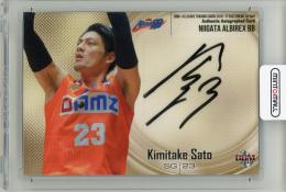 2016-17 BBM B.LEAGUE 1st Half 佐藤 公威 直筆サインカード 108/115