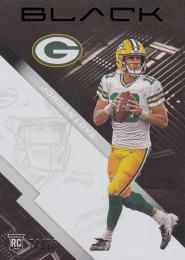 2020 Panini Black Football Green Bay Packers Jordan Love Rookies  Base, Silver Parallel 74/75