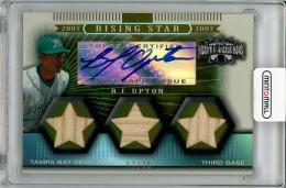 【若干スレあり】2007 TOPPS Triple Threads B.J. Upton Autograph & Memorabilia【57/75】