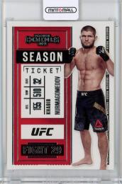 2021 Panini Chronicles UFC  Khabib Nurmagomedov Contenders Season Ticket #2