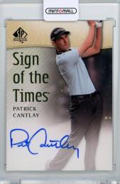 2014 Upper Deck SP Authentic  Patrick Cantlay Sign of the Times Auto #SOTTPY
