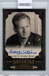 2016 Upper Deck Goodwin Champions  George Klein Museum Collection World War II Signatures Auto #MCSGK
