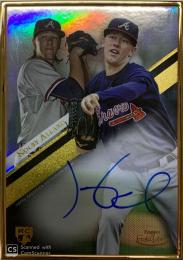 2019 Topps Gold Label Atlanta Braves Kolby Allard Framed Autograph