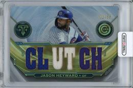 2019 TOPPS Triple Threads Jason Heyward Game Used Memorabilia【01/36 First No.】