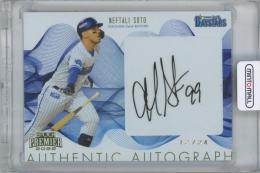 2022 EPOCH 横浜DeNAベイスターズ PREMIER EDITION / ネフタリ・ソト AUTHENTIC AUTOGRAPH直筆サインカード 【12/24】