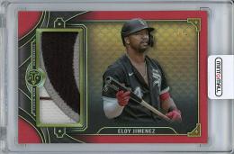【表面右側微キズあり】2022 TOPPS Triple Threads Eloy Jimenez Player Worn Memorabilia【1of1】