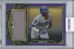 2022 TOPPS Triple Threads Gavin Lux Player Worn Memorabilia【01/36 First No.】