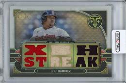 2022 TOPPS Triple Threads Jose Ramirez Game Used Memorabilia【11/36 Jersey No.】