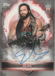 2019 TOPPS WWE Road to WrestleMania Silver Parallel Autograph / Elias 【03/25】