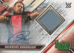2019 TOPPS WWE RAW Autographed Mat Relics / Shinsuke Nakamura 【05/10】