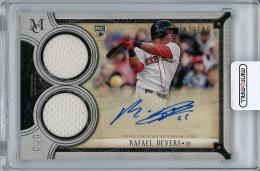 【裏面左側若干キズあり】2018 TOPPS Museum Collection Rafael Devers Autograph & Game Used Memorabilia【082/199】