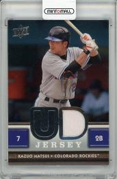 【若干白欠けあり】2008 UPPER DECK Series 1 Kazuo Matsui Game Used Memorabilia