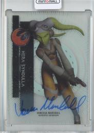 2015 Topps Star Wars High Tek  Hera Syndulla Autograph