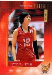 全日本女子バレーボール火の鳥NIPPON2016  宮下遥 生写真カード 044/150
