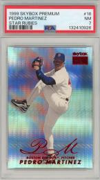 1999 SKYBOX PREMIUM Pedro Martinez STAR RUBIES【49/50】【PSA7】 Boston Red Sox