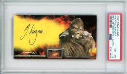 【PSA8】 2005 STAR WARS REVENGE OF THE SITH   Michael Kingma as Tarfful Wide Vision Autograph Card
