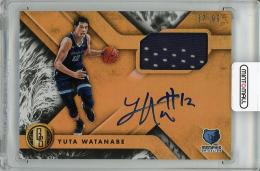 【裏面若干傷あり】2018-19 PANINI Chronicles Yuta Watanabe Autograph & Player Worn Material (RC)【37/99】