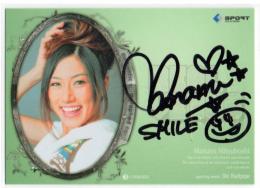 2009 BBM Real Venus  スキーハーフパイプ 三星マナミ 直筆サインカード 9/20